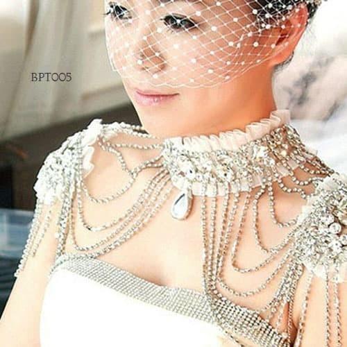 Bolero Pesta Tiara Bridal Bolero Tiara Modern Cardigan Pesta BPT005