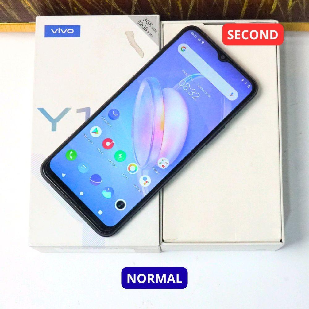 VIVO Y12S 2021 3/32 GB HP SECOND ORIGINAL SINAR MUTIARA CELL