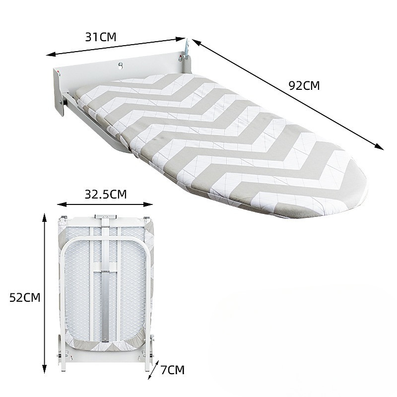 Electric iron rack, ironing rack, household folng ironing board, wall hanging ironing board, ironing