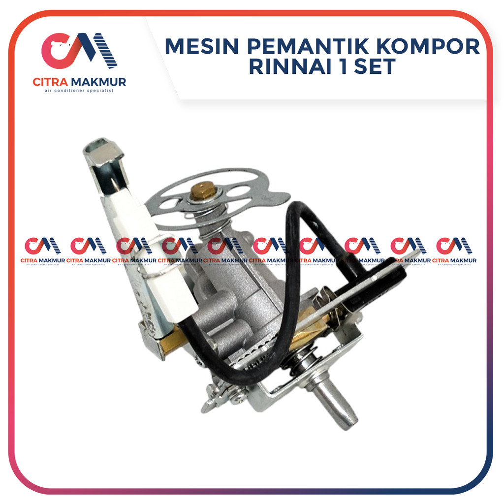 Mesin Pemantik Api Kompor Gas Rinnai Set Single 1 2 Tungku RI 511 C 522 E 602 712 A Gas Valve Kabel