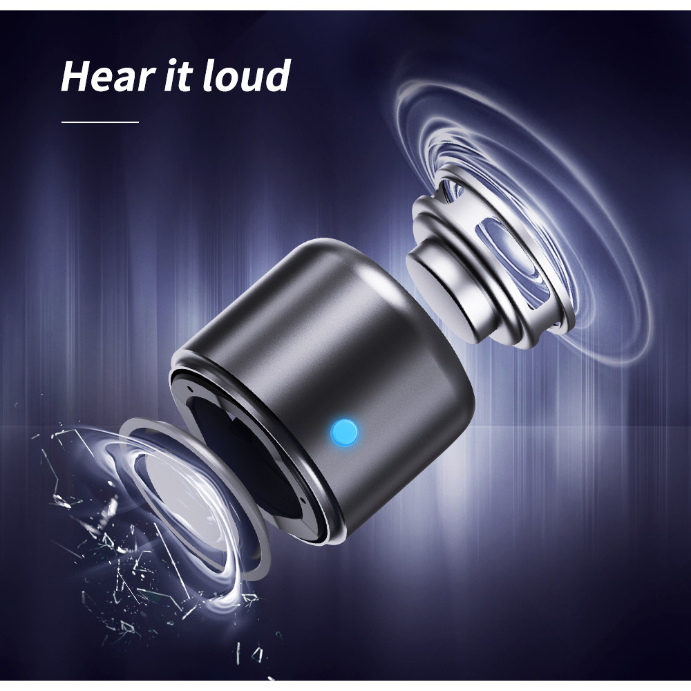 EWA Travel Case Packed A106 Pro Portable Bluetooth Speaker with Custom Bass Raator Brief Design IP67