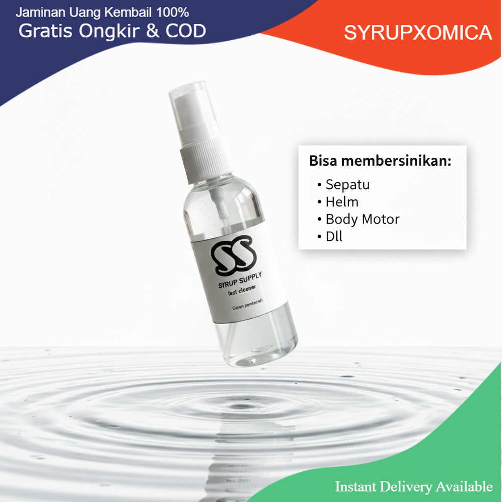 Syrup Supply Cleaner Shoes | Cairan Pembersih Sepatu