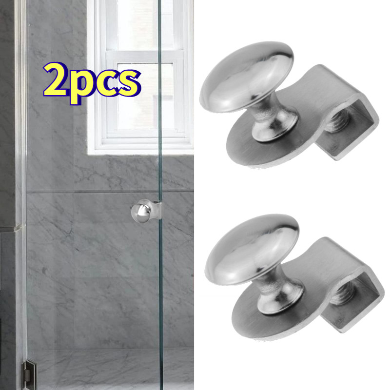 Handle Pintu Kaca Jepit Glass Handle Door Stainless Steel Handle Lemari Rumah
