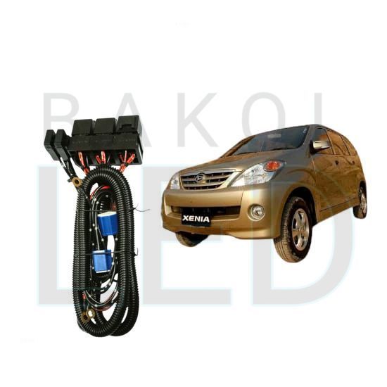 Relay Set Lampu Utama LED H4  Mobil Daihatsu Xenia Gen1 2004 2011 BL