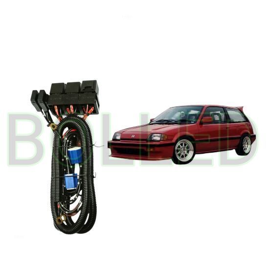 Relay Set Lampu Utama LED H4  Mobil Honda Civic Wonder BLD