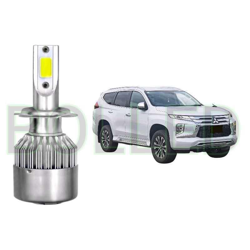 2pcs Lampu Utama Dekat LED H11 COB Mobil Mitsubishi Pajero Sport Gen3 BLD