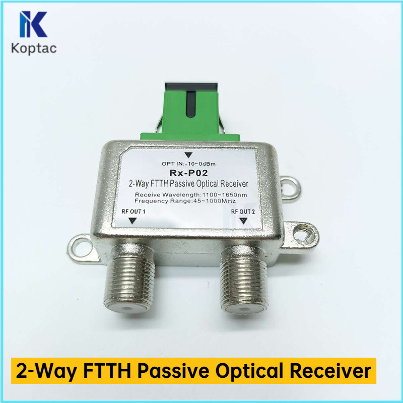 2 Way Power Optic Splitter And CATV Splitter 2 CATV Main gital TV Splitter  For Antenna 2-Way FTTH P