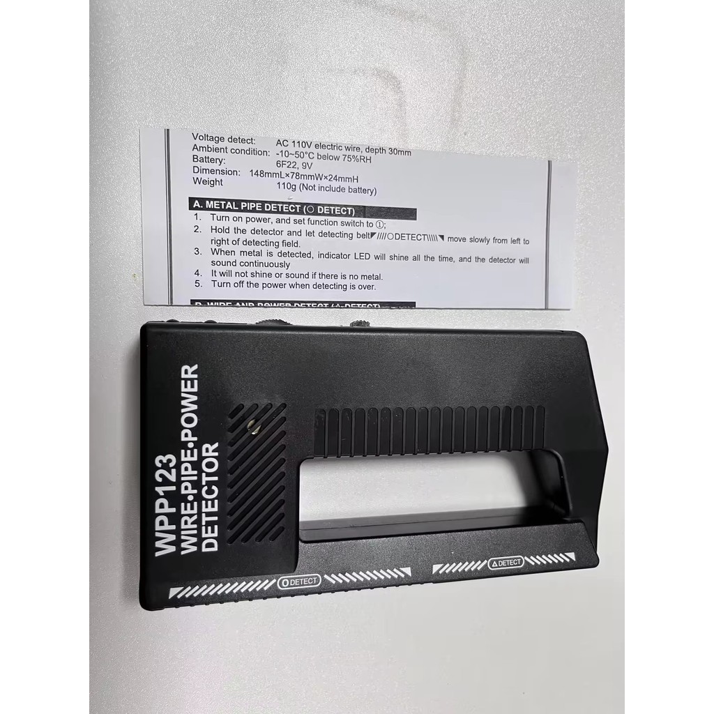 WPP123 Wall Scanner Metal Detector Pointer AC Wire Metal Detection Industrial Metal Detector Alert P