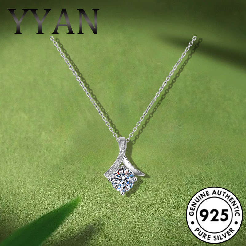 Liontin Ekor Ikan Empat Cakar Berlapis Berlian Perak 925 yang Dipersonalisasi