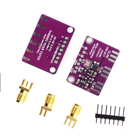 DC 3V-5V Si5351A Si5351 I2C Clock Generator Breakout Board Module Si 5351 A Signal Generator Clock 8