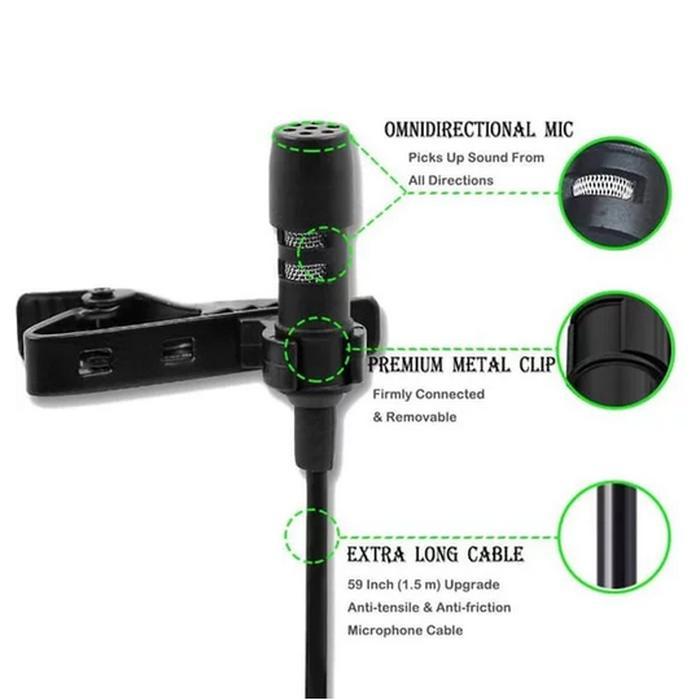 Mic External Youtuber Vlog Smule Microphone HP Tablet Suara Jernih