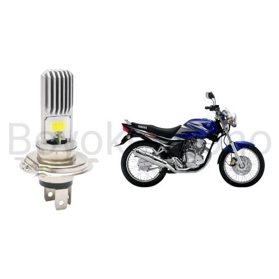 1pcs Lampu depan LED H4 COB motor Yamaha Scorpio Z Byk