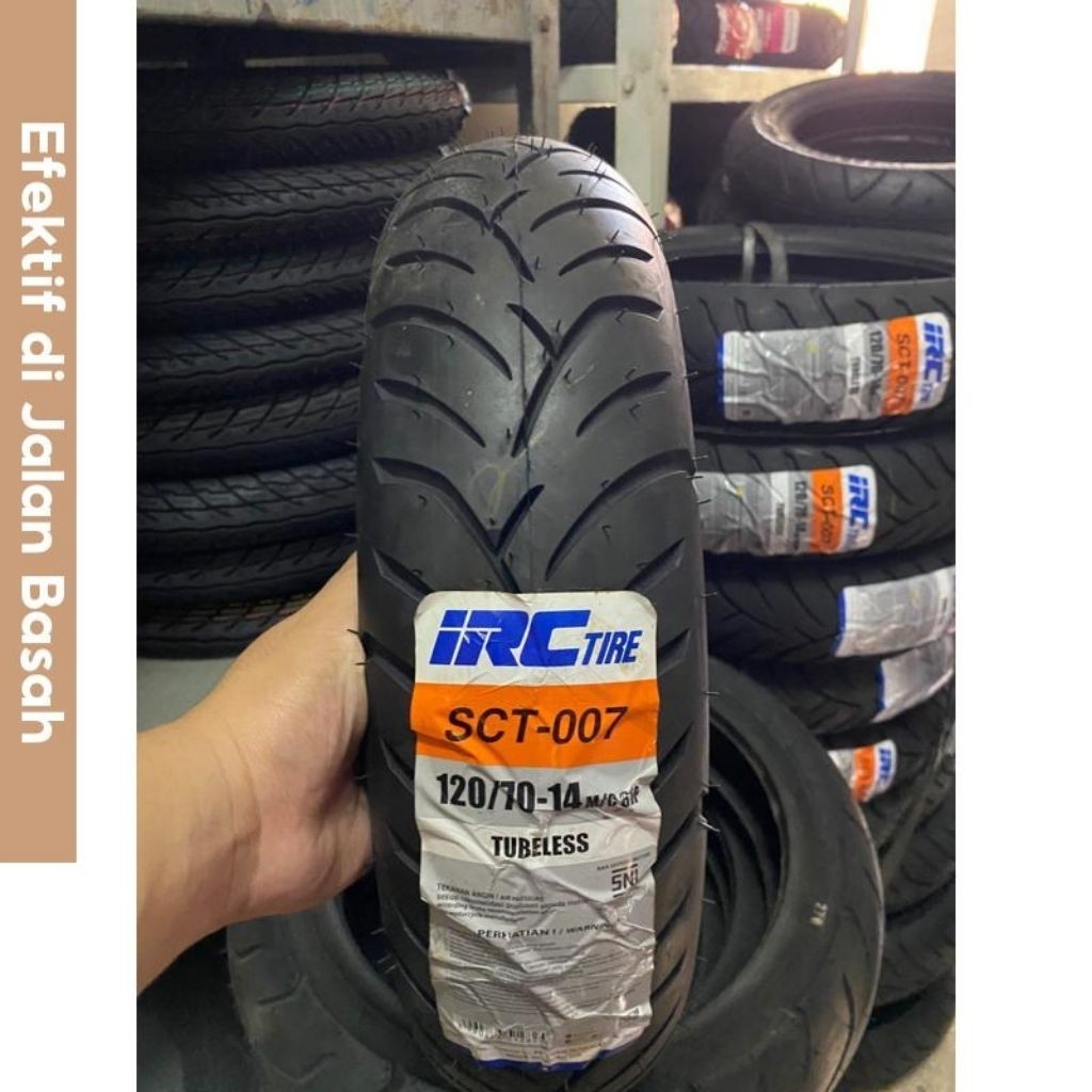 Ban IRC 120/70-14 Tubeless Ban Belakang PCX 150 Vario 160