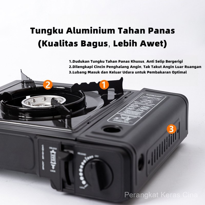 Kompor Portabel 2-in-1 / Kompor Portabel / Kompor Camping / Kompor Piknik / Kompor Portabel Hemat / 