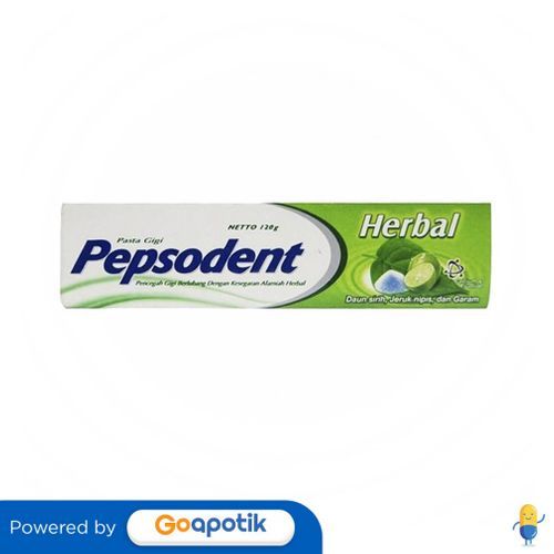 Pepsodent Pasta Gigi Herbal Pasta Gigi 120 Gram Tube