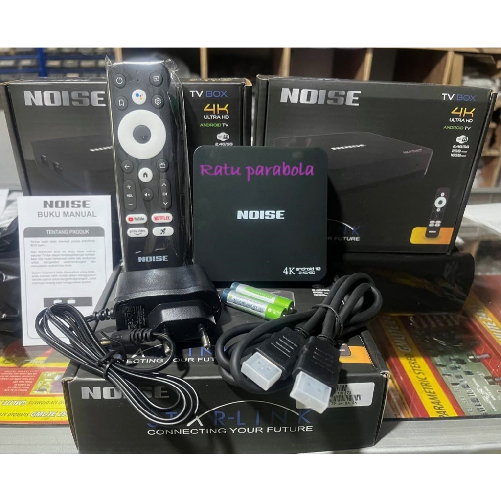 STB ANDROID NOISE TV Box Noise Starlink Android 10 Tv Box 4K WIFI 2.4G 5G