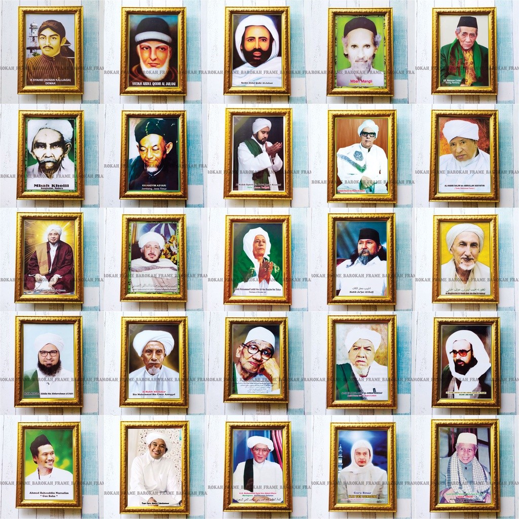 Ada PIGURA foto habaib foto ulama 26x35cm