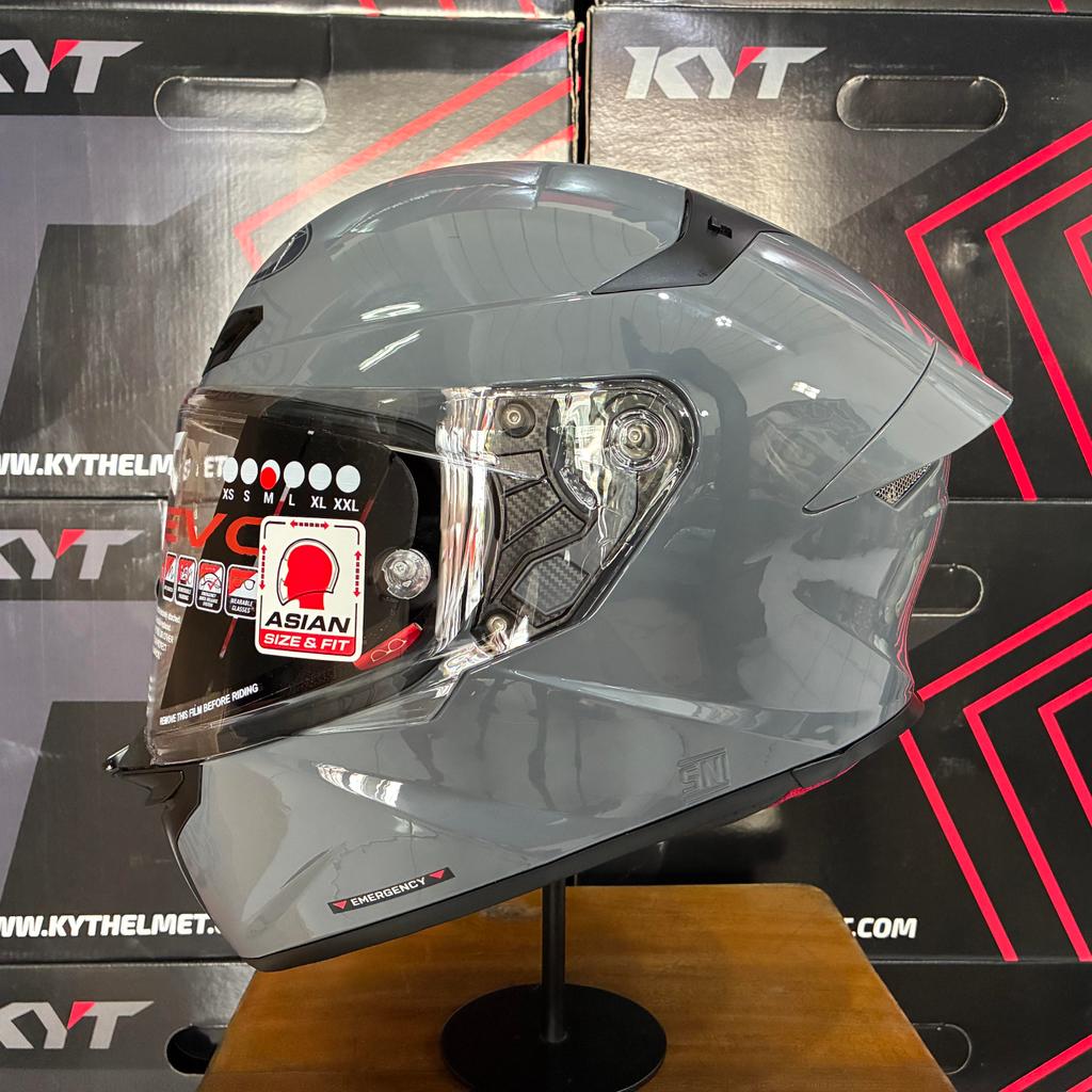 Helm Full Face KYT TT-Revo New Solid Polos Original