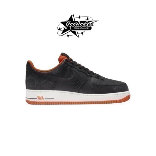 Sneakers Nike Air Force 1 Halloween Black Starfish  Original   Unisex
