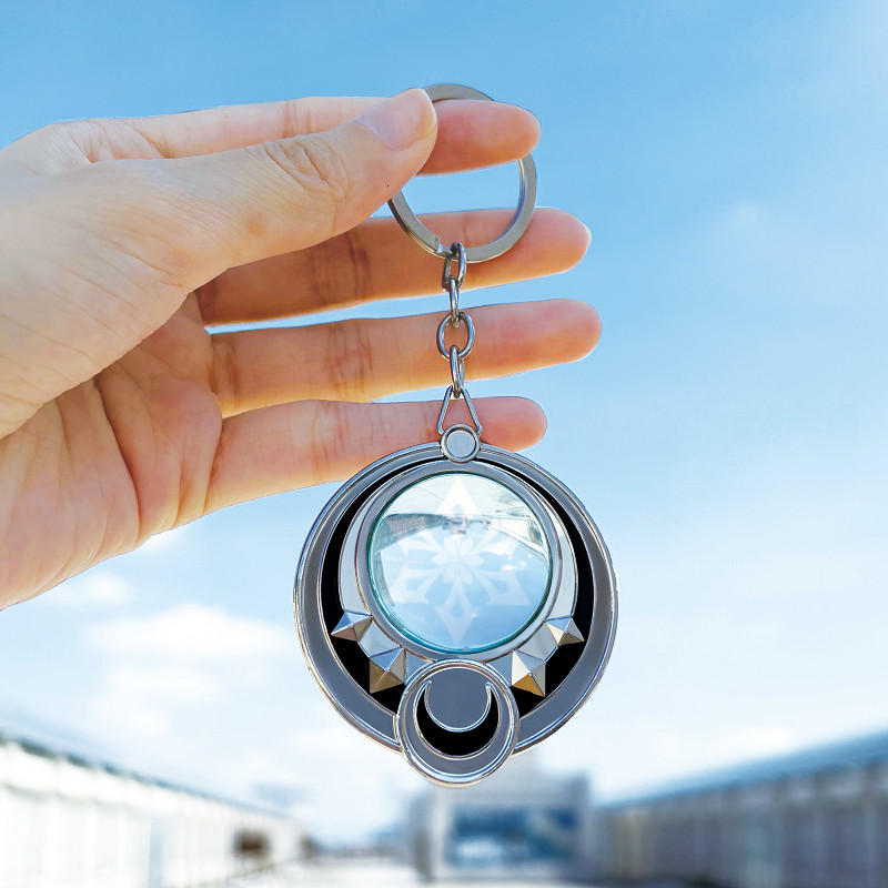 Genshin Impact Nod Krai Ineffa Visions Pendant Cosplay Anime Eye Of God DIY Backpack Keychains Hallo