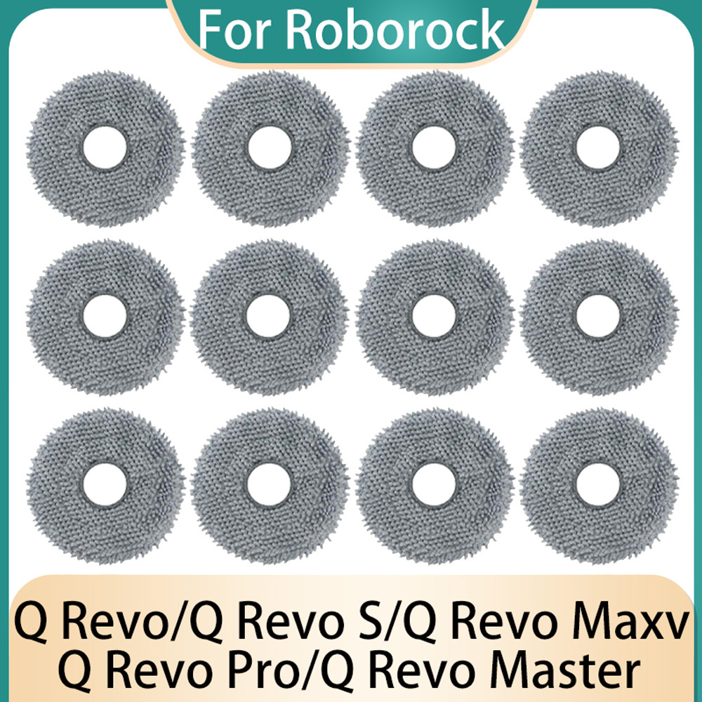 Mop Pads For Roborock Q Revo Master/Q Revo S/Q Revo Pro/Q Revo Maxv/Q Revo Curv Accessories Replacem