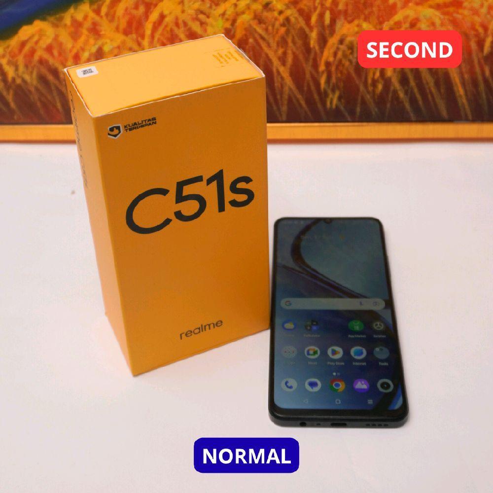REALME C51S 6/128 GB HP SECOND ORIGINAL SINAR MUTIARA CELL
