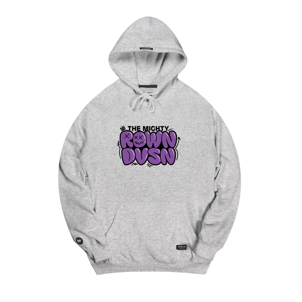 Rown Division Official Pullover Hoodie Misty - Rowndvsn Jaket Wobbly Abu Muda