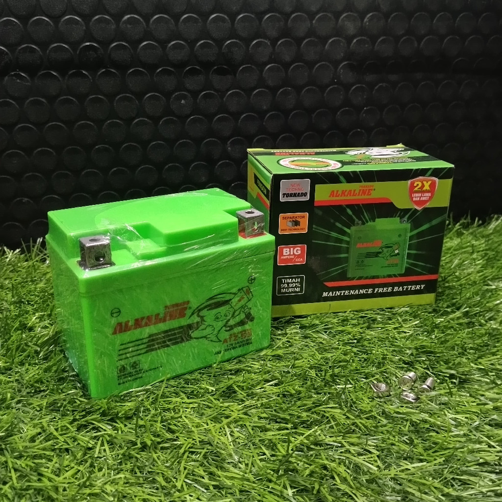 AKI MOTOR ALKALINE GRANCELL ATZ5S-BS  12V 5A MFAKI KERING KHARISMA SUPRA BEAT AKI ACCU BEAT KARISMA 