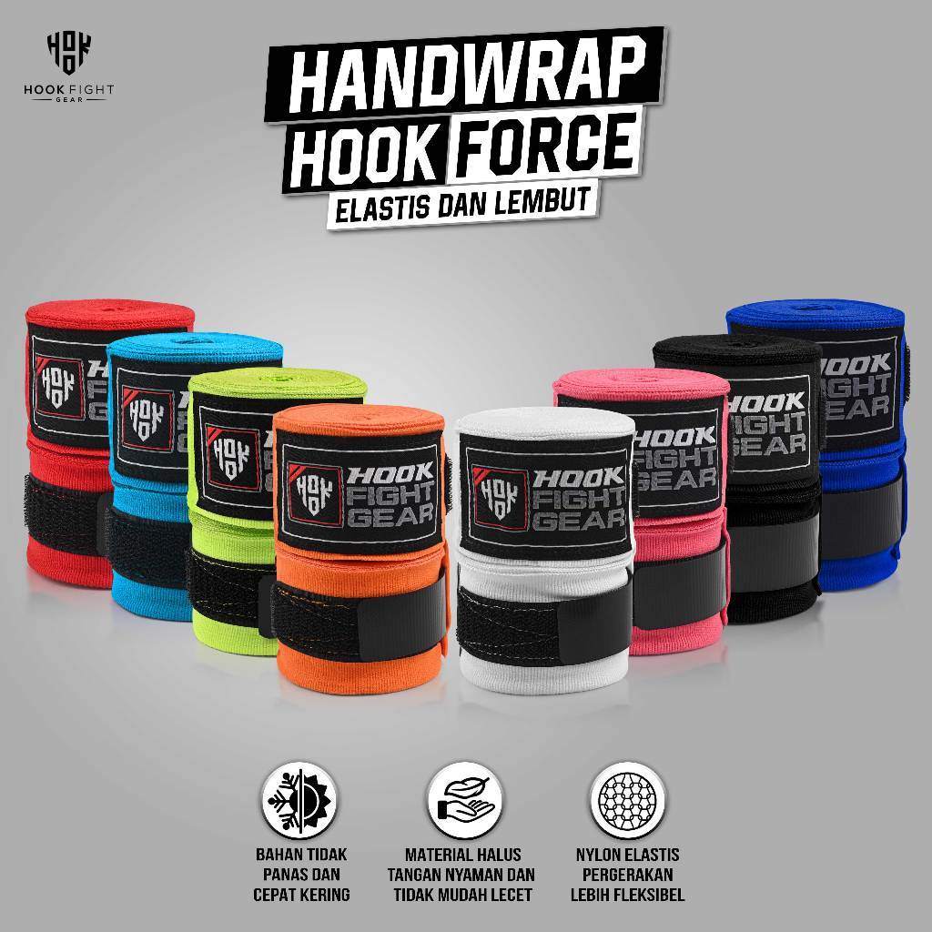 Handwrap BN MuayThai Murah 3M, Hand wrap Boxing BN 5 M, Boxing Wrap BN, Muay Thai Wrap BN Original