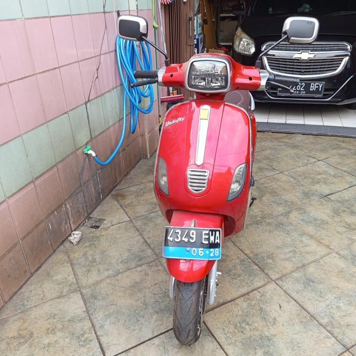 Motor Listrik Uwinfly T3 Merah STNK BPKB / Molis Vespa / Motor Listrik Vespa Uwinfly / Molis Uwinfly