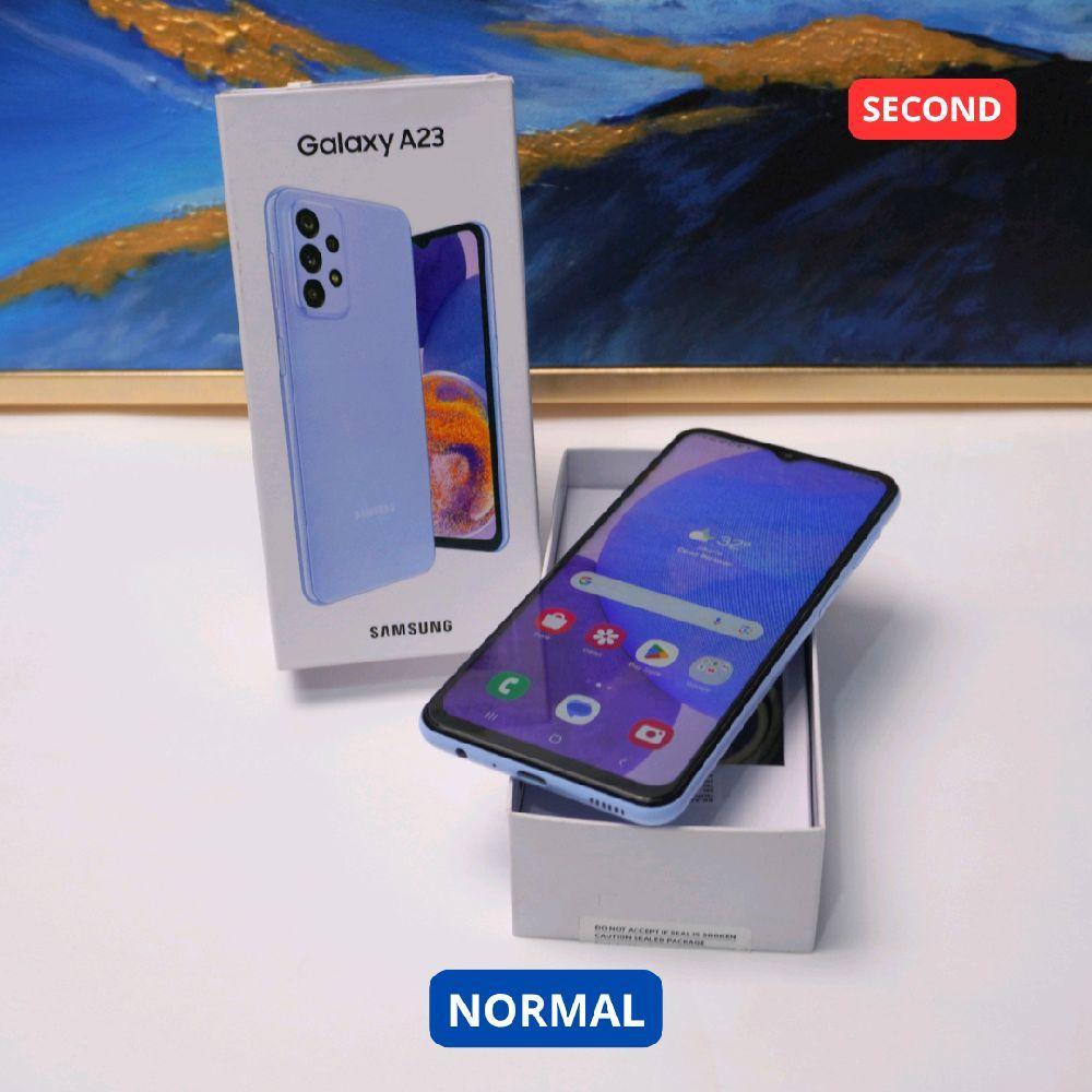 SAMSUNG A23 6/128 GB HP SECOND ORIGINAL SINAR MUTIARA CELL