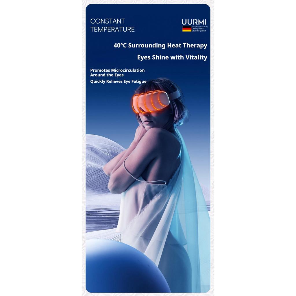 UURMI Germany Smart heated Eye Massager HYY-002 Multi Frequency Massage Warm Compress Soothing Music