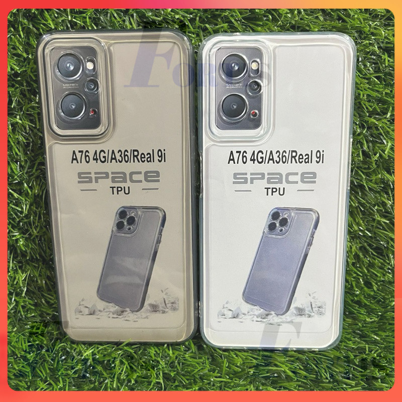 FLASH SoftCase Casing Clear Oppo A76 4G/A96 4G Silikon Bening Trasaparan TPU Space
