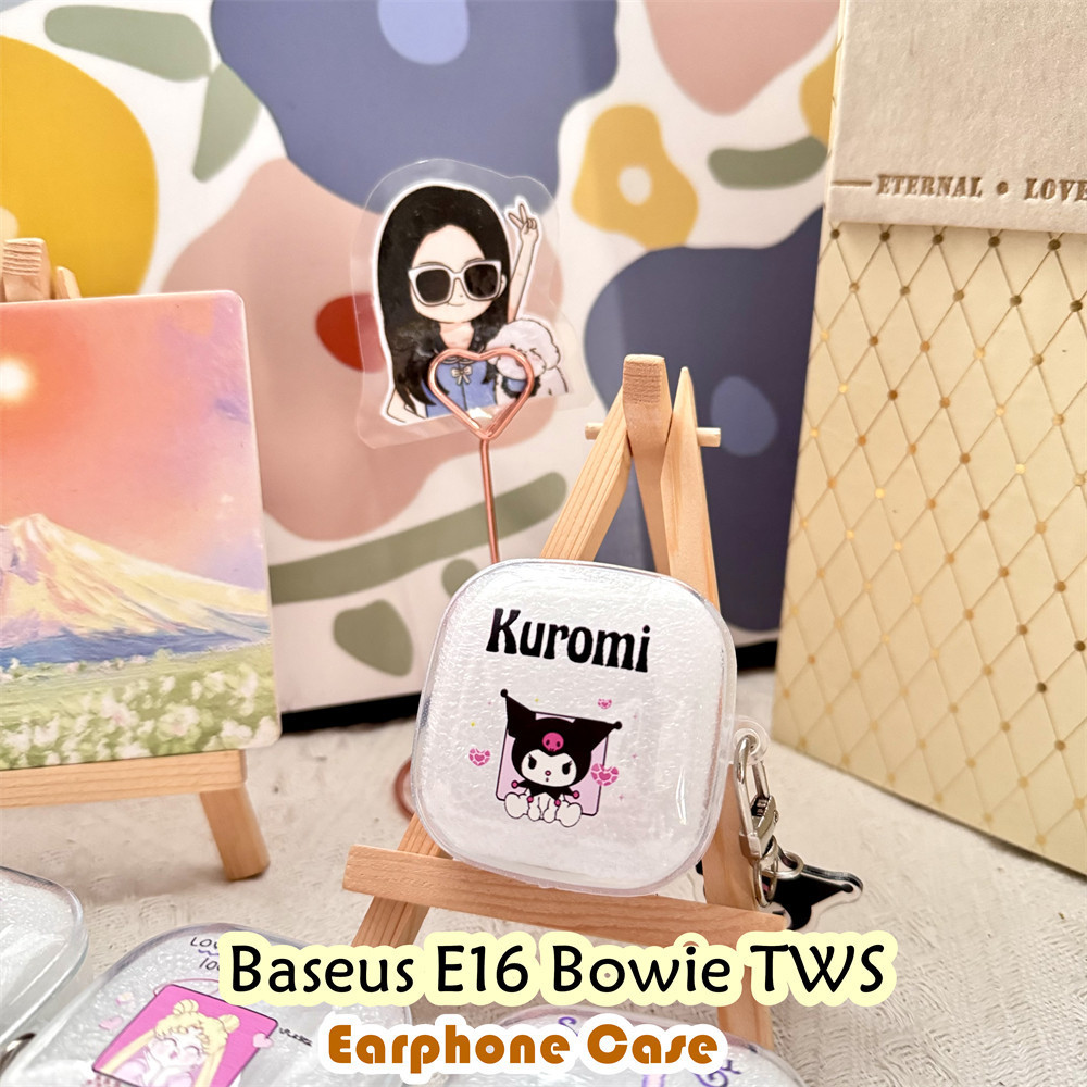 Distinctive Untuk Baseus E16 Bowie TWS Case Inovasi Kartun Lembut Silicone Pelindung Case NO.2
