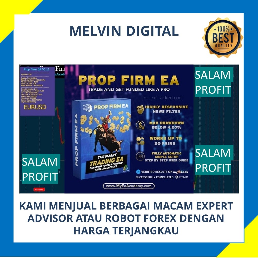 Robot Forex - PROP FIRM EA V2 | Expert Advisor | Robot Forex | Trading Forex