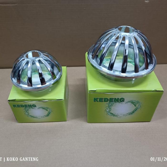[NEW] Roof Drain 3" inch Kuningan KEDENG / Saringan Got Talang Floor Drain - 3 Inch