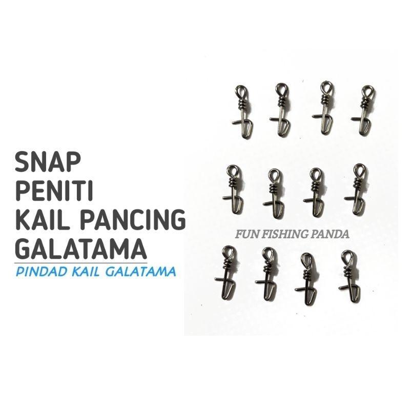 Galatama snap peniti kail pancing Galatama model pindad isi 12 pcs