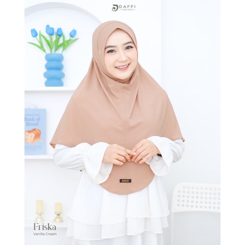 DAFFI HIJAB ORI- FRISKA bergo daffi TERBARU