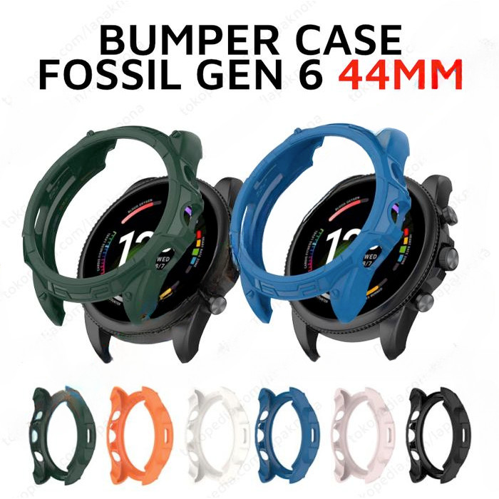 PROMO- Case FOSSIL Gen 6 44MM FTW4059 4060 4061 4062 4063 4066 Bumper Cover