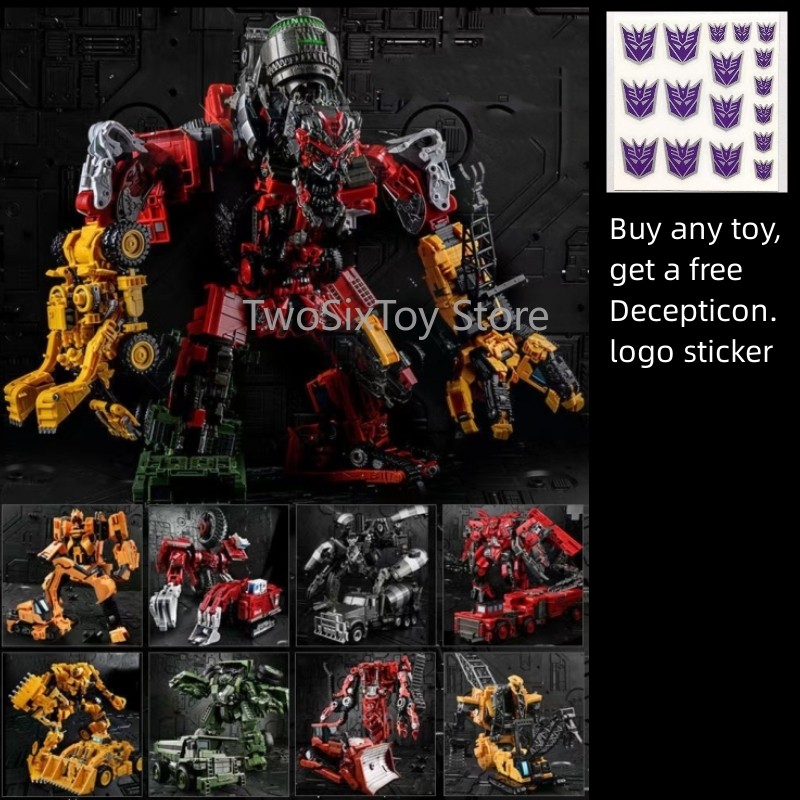 Aoyi SS Devastator KO TF5 Metal Overload Roaring Roll Constru Vehicle Bonecrusher Deformation Transf