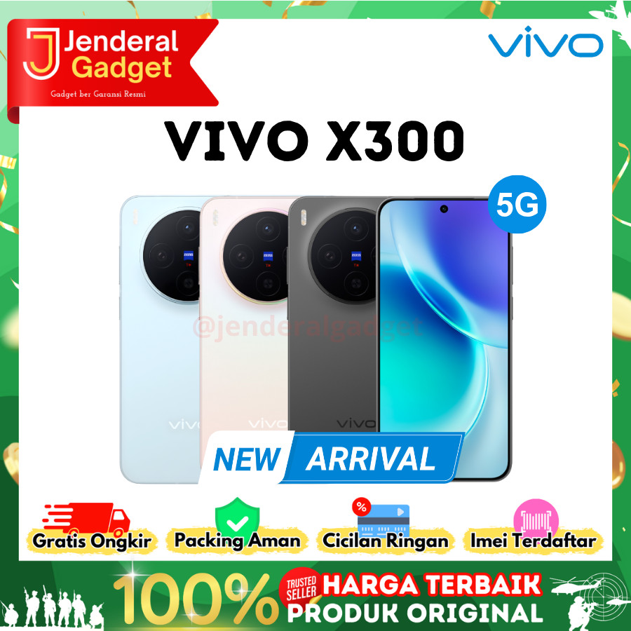 Vivo X300 5G 16/512GB NFC Garansi Resmi