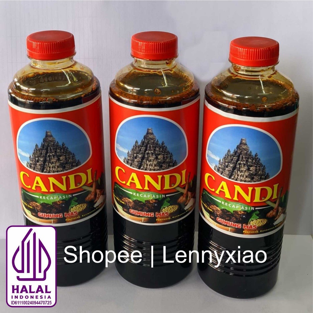 BARU Kecap Asin CANDI Pontianak Nasi Goreng Ayong 999 Nex Carlos 450 ml bukan Borobudur  HALAL MUI