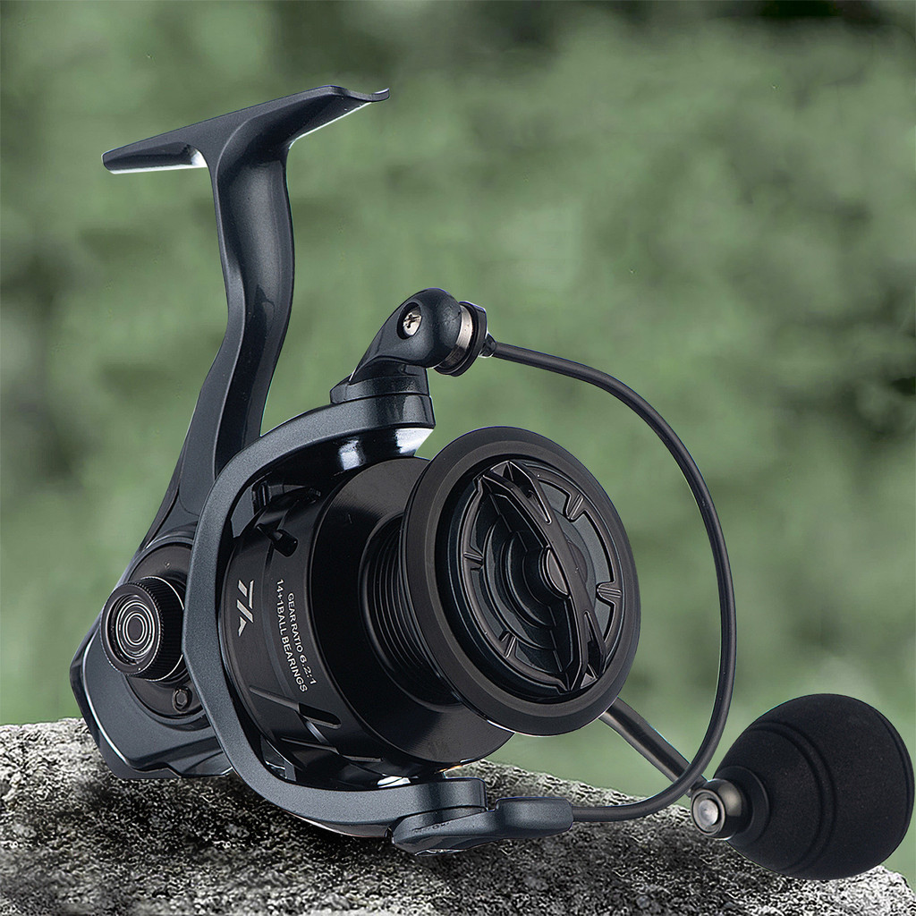 Mavllos Fishing Spinning Reel 1000-5000 Shallow Spool Max Drag 11.5KG Speed Ratio 6.2:1 Ultralight M