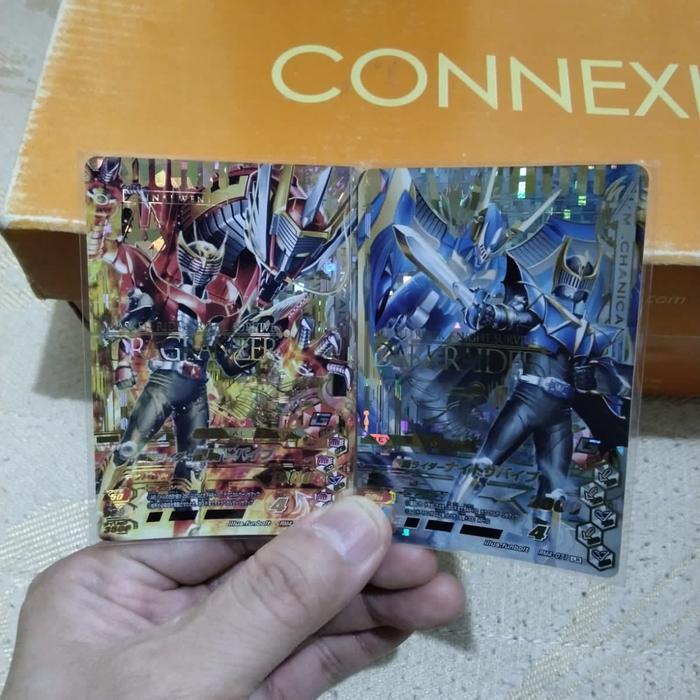 Kartu Bandai Ganbarizing Masked Kamen Raider Survive Ryuki Dragranzer & Knight Dark Rider Set 2 TaO 