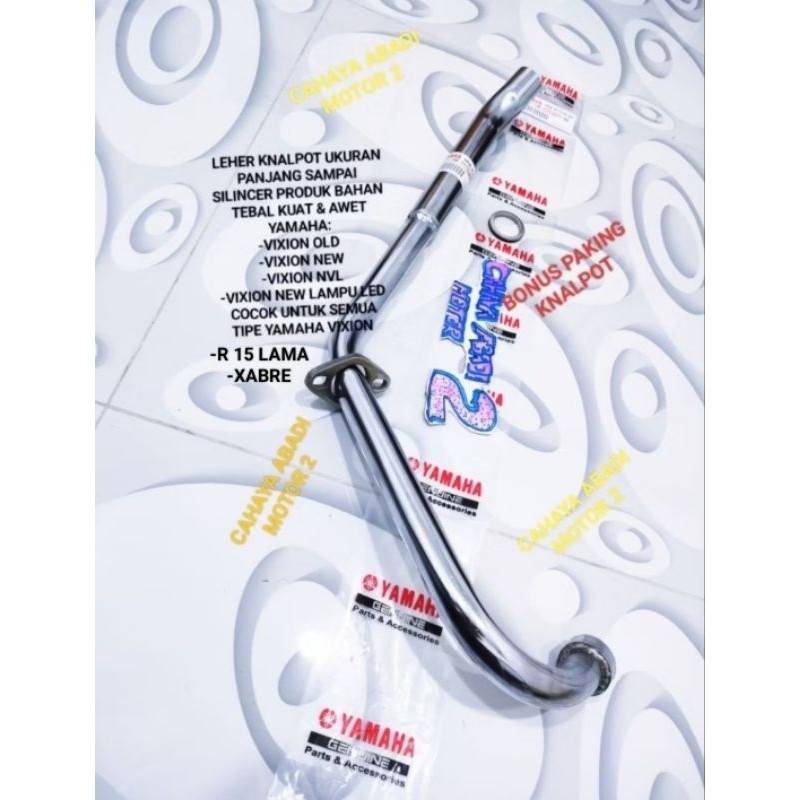 (Talver) LEHER KNALPOT KENALPOT VIXION OLD VIXION NEW VIXION NVL R 15 LAMA XABRE BONUS PAKING KNALPO
