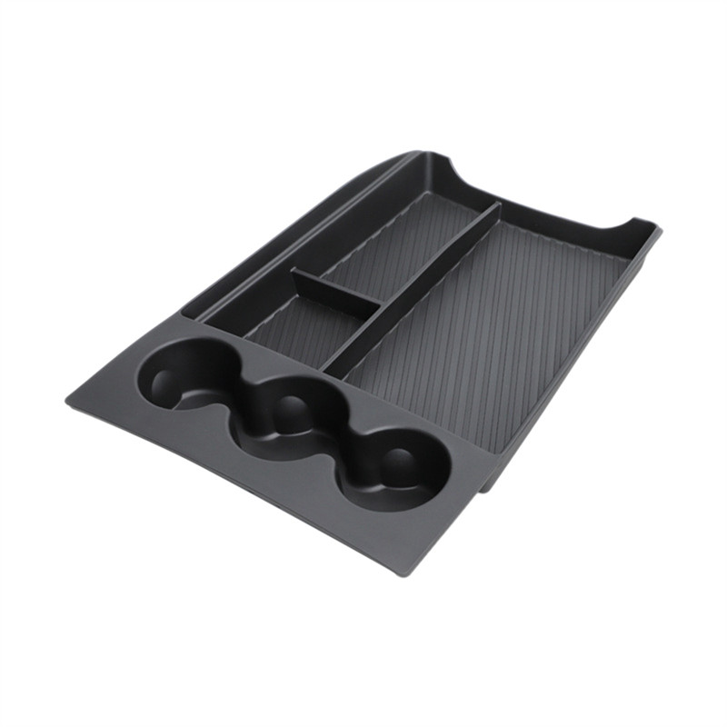 Trenng Lower Center Console Organizer Tray With Cup Holder For Rivian R1TR1S 20222024 Console Storag