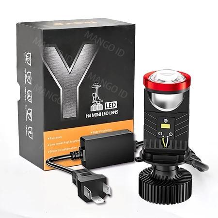 [bengkel maria] Mini Projie Y7D Lampu Led Mobil Dan Motor H4 /Biled/ Mini PJECTOR PROJIE Y7D SUPER B