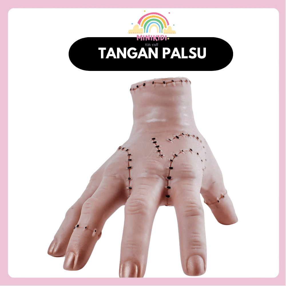MINIKIDI (ACC01) Tangan Palsu Sarung Tangan Sticker Tato Halloween Cosplay Bahan Silikon