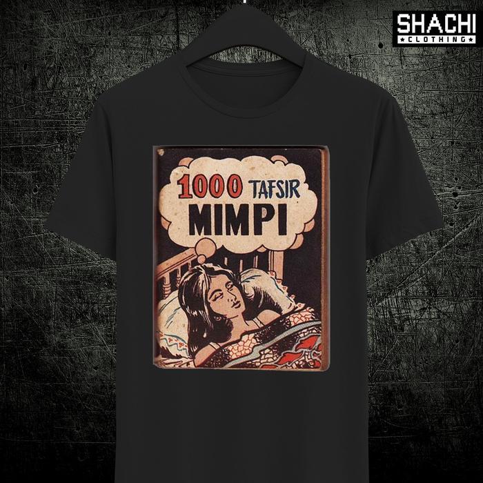 (COD) Kaos 1000 Tafsir Mimpi Buku Jadul - Premium Color NSA 24s - S