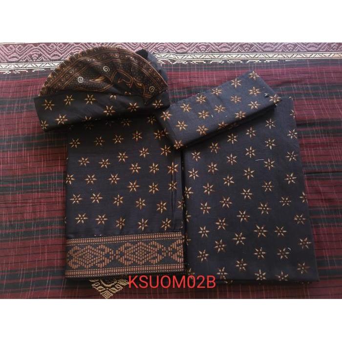 Couple batik bali motif bintang - Saput Udeng